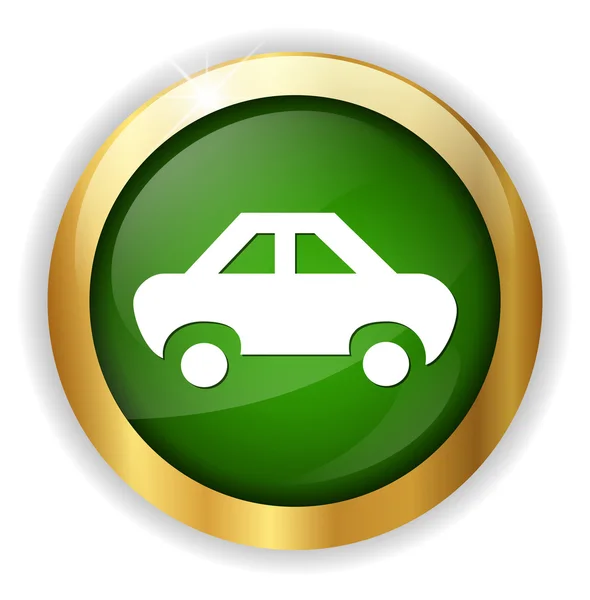 Автомобильная веб-кнопка — стоковый вектор