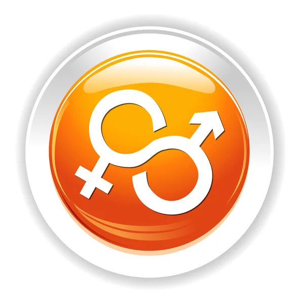 Male and Female sex sign icon — Stock Vector