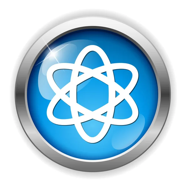 Icône web atome — Image vectorielle