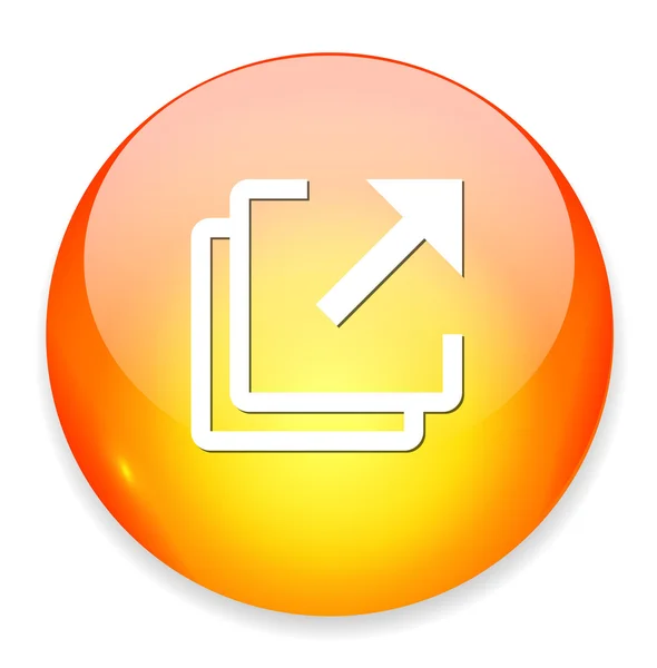 Document web Icon — Stock Vector