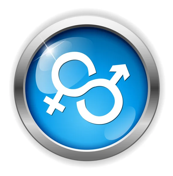 Male and Female sex sign icon — Stock Vector