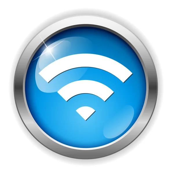 Icône web Wifi — Image vectorielle