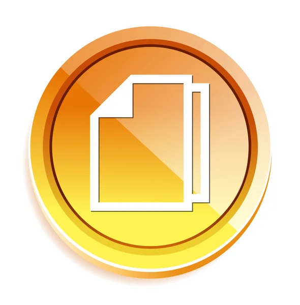 Documento web icono — Vector de stock