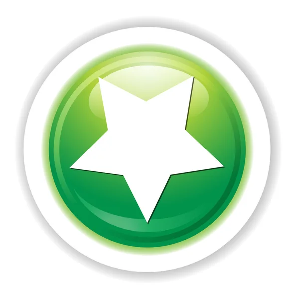 Estrella icono web — Vector de stock