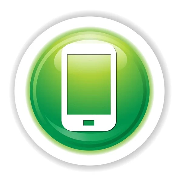 Smart phone button — Stock Vector