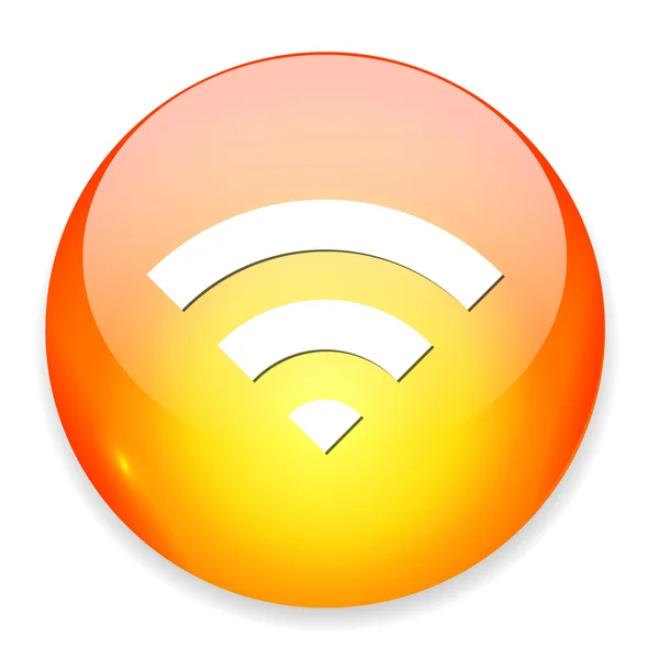 Icône web Wifi — Image vectorielle