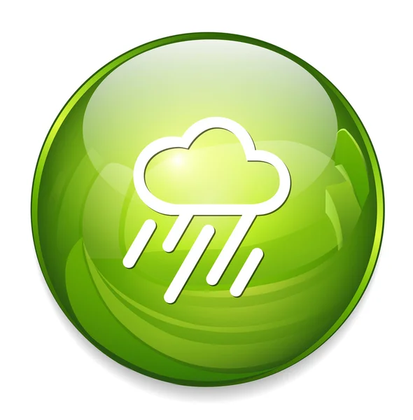 Weather icon button — Stock Vector