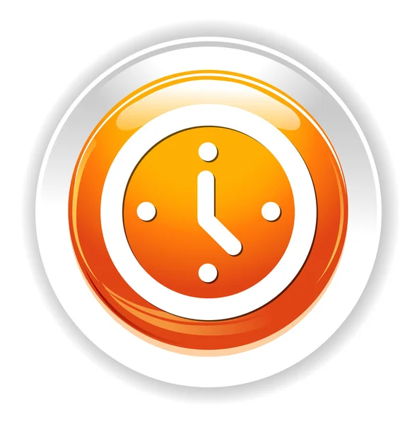 Uhr Web-Symbol — Stockvektor