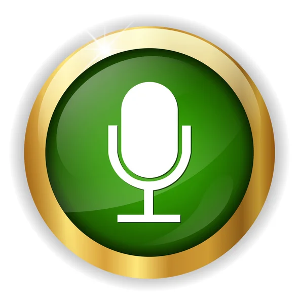 Microphone web icon — Stock Vector