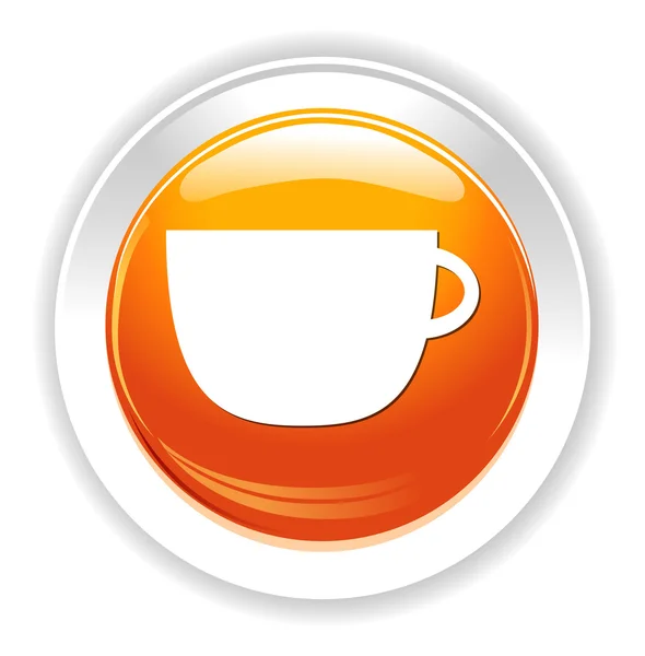 Coffee web icon — Stock Vector