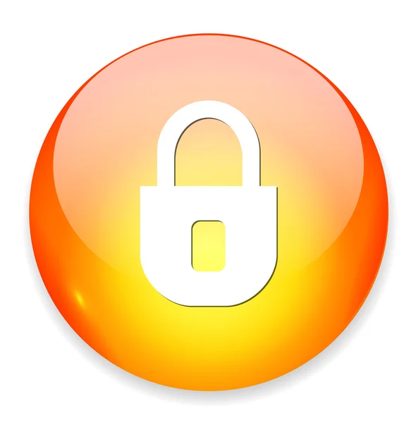 Lock web icon — Stock Vector