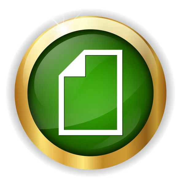 Documento web icono — Vector de stock