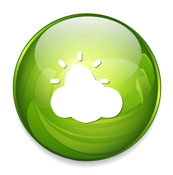Clima icono botón — Archivo Imágenes Vectoriales