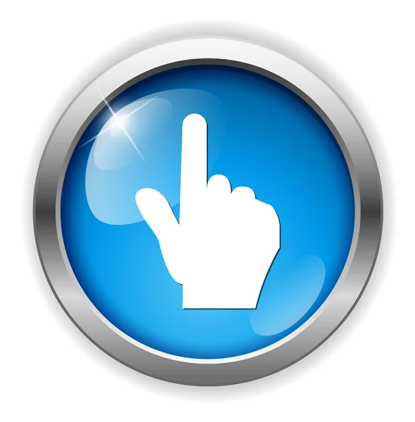 Icono de mano del cursor — Vector de stock