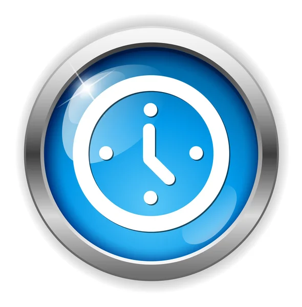 Uhr Web-Symbol — Stockvektor