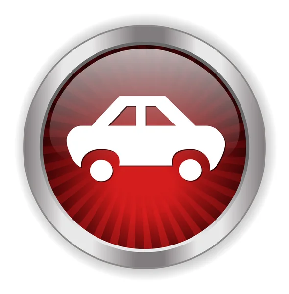 Αυτοκίνητο κουμπί web — Διανυσματικό Αρχείο