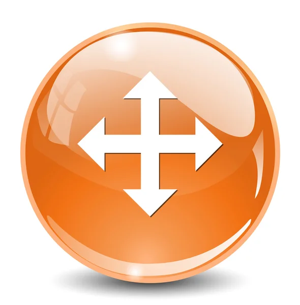 Crosshair sign icon — Stock Vector