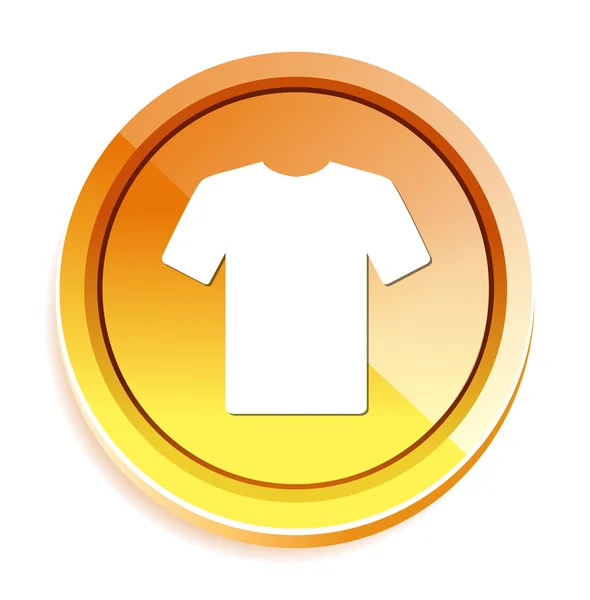 T shirt web icon — Stock Vector