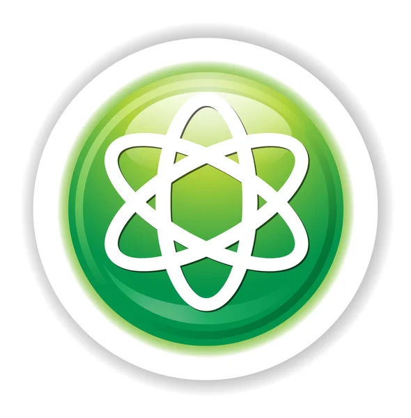 Icône web atome — Image vectorielle