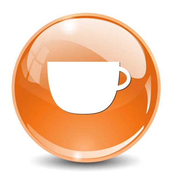 Coffee web icon — Stock Vector