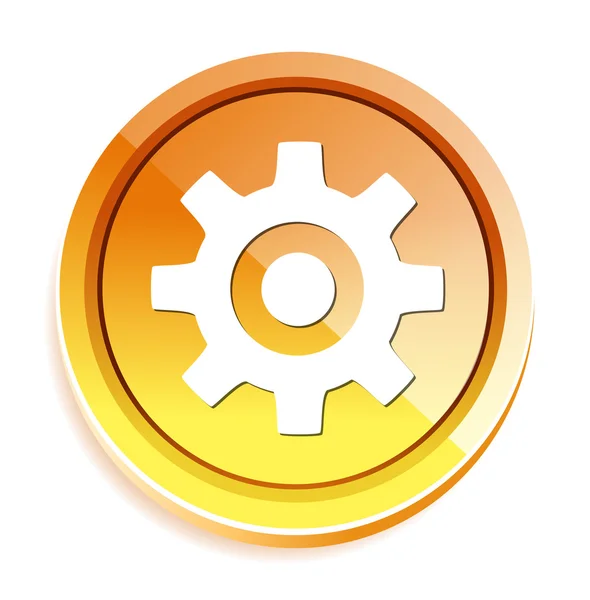 Gear web icon — Stock Vector