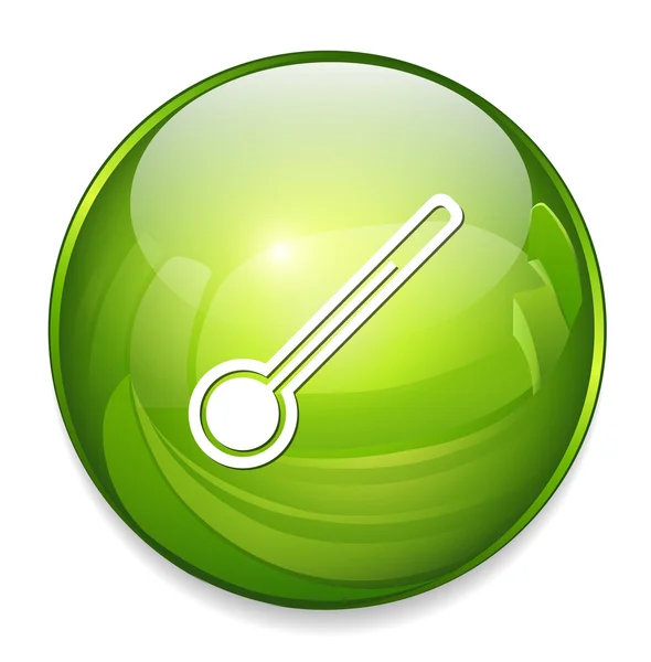 Ícone da web do termômetro — Vetor de Stock
