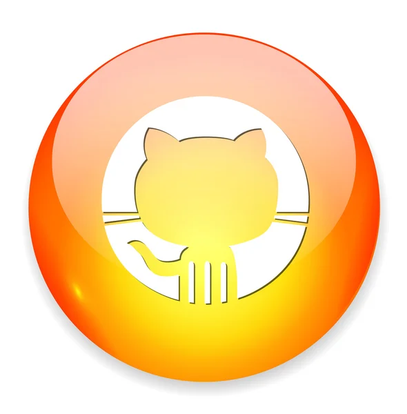 Cat web icon — Stock Vector