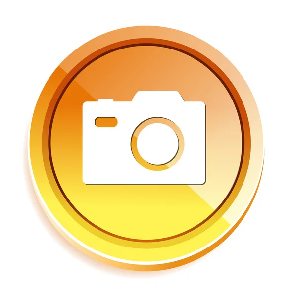 Icona web fotocamera — Vettoriale Stock