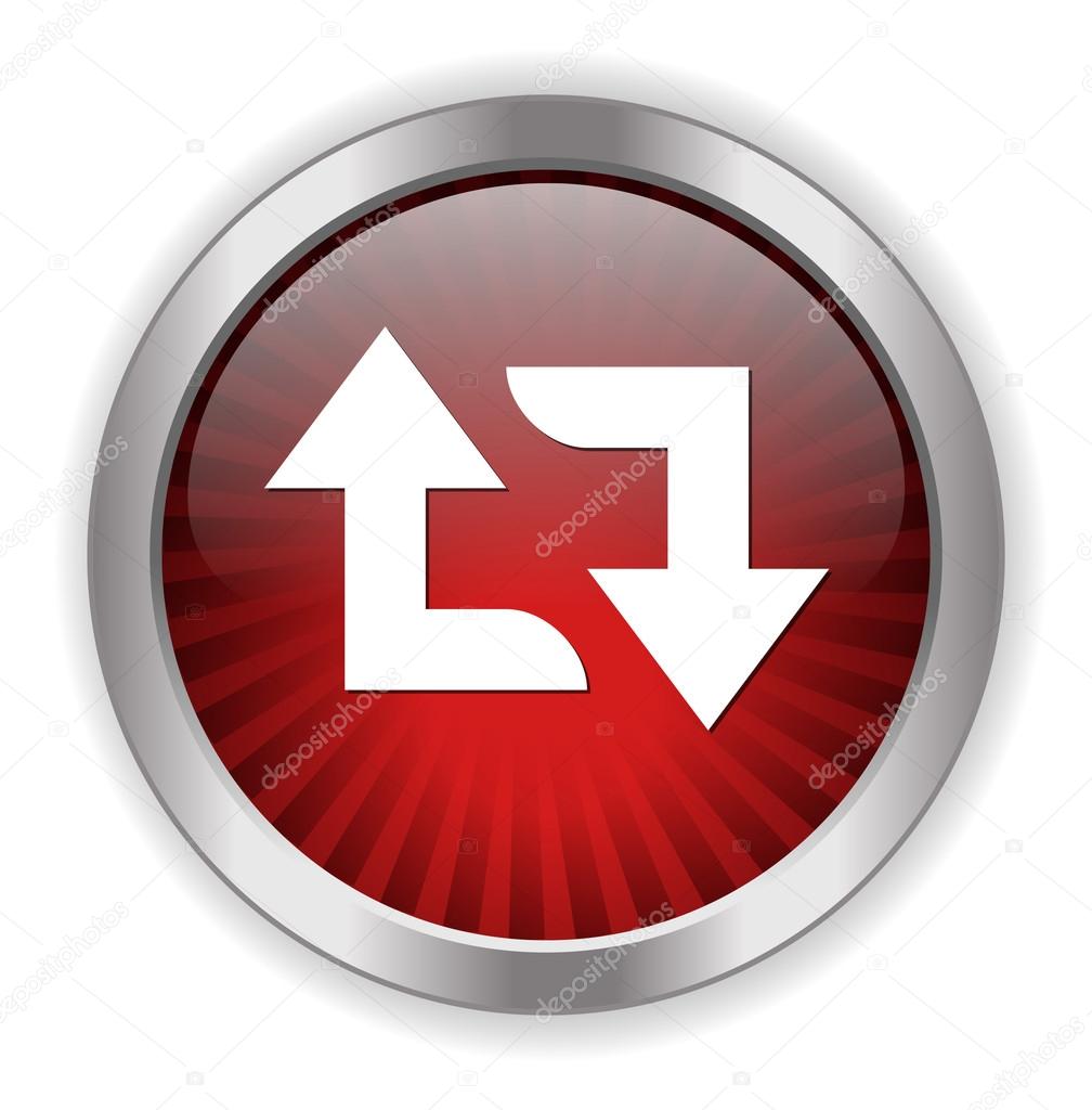 Arrow sign reload refresh rotation