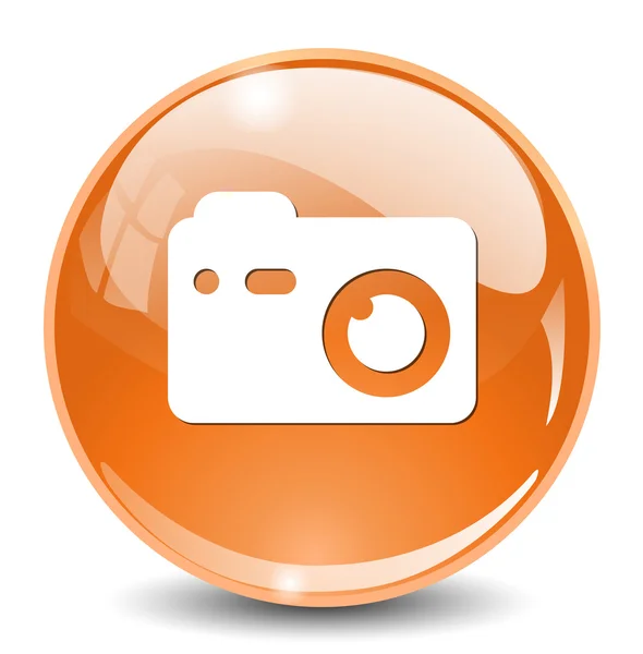 Icona web fotocamera — Vettoriale Stock