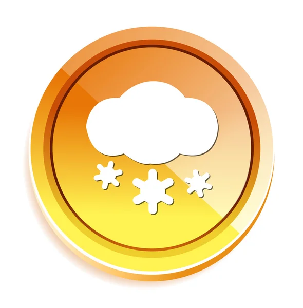 Weather web icon — Stock Vector