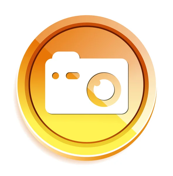 Icona web fotocamera — Vettoriale Stock