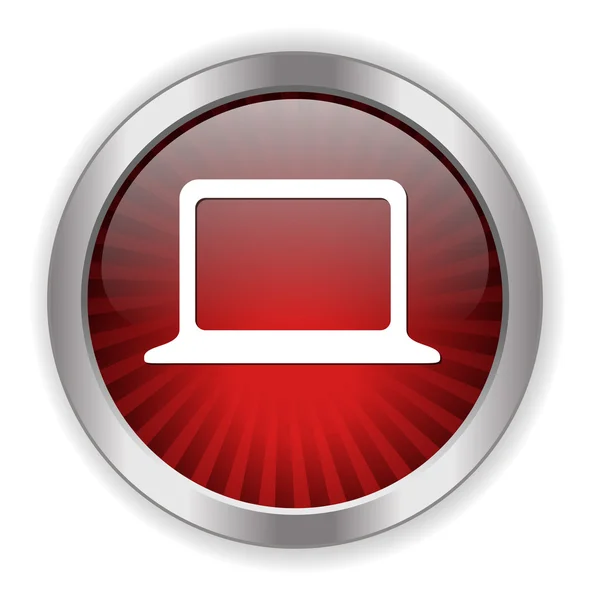 Laptop web Icon — Stock Vector