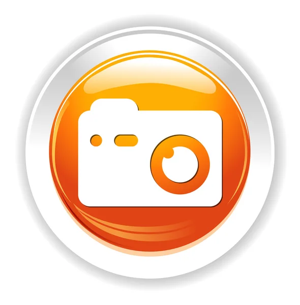 Icona web fotocamera — Vettoriale Stock