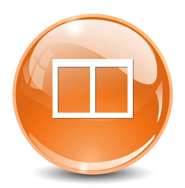 Bouton web fenêtre — Image vectorielle