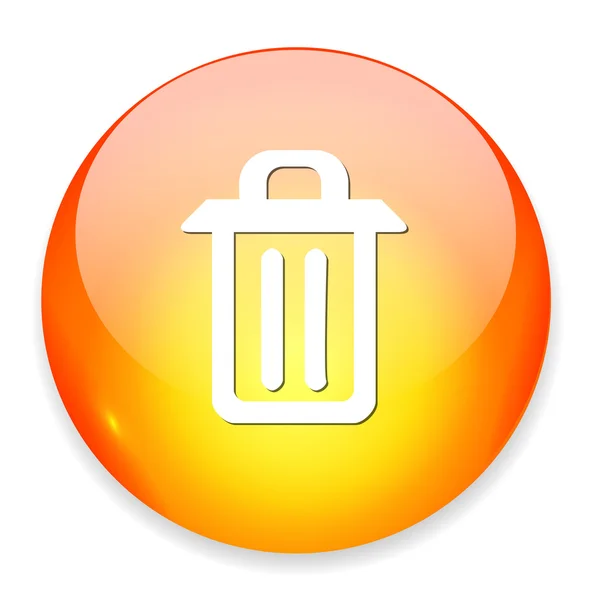 Trash bin icon — Stock Vector