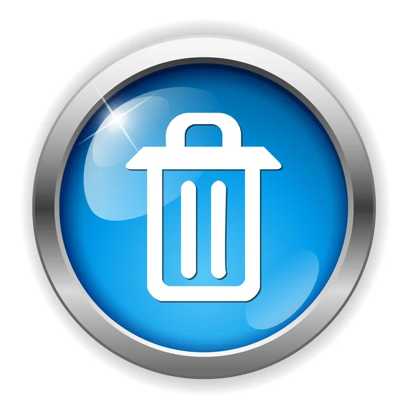 Trash bin icon — Stock Vector