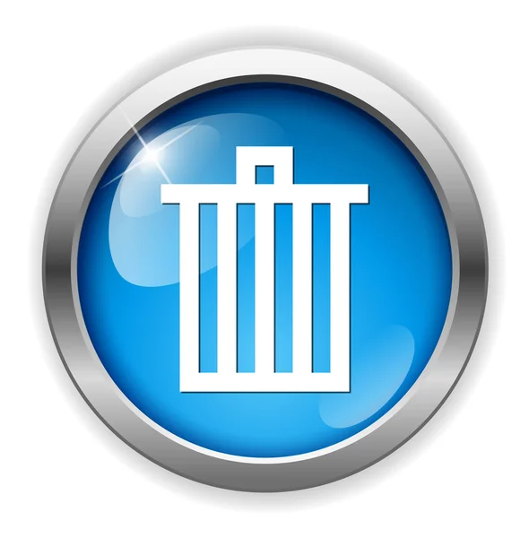 Trash can icon — Stock Vector