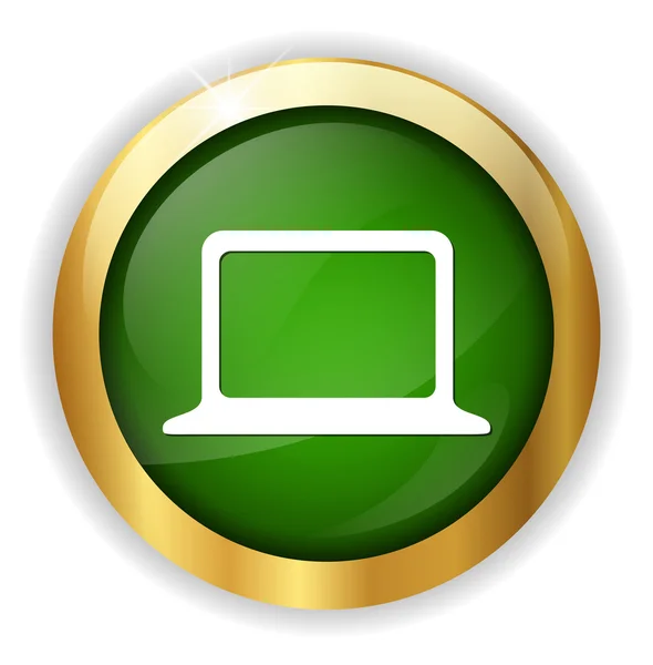 Laptop web pictogram — Stockvector