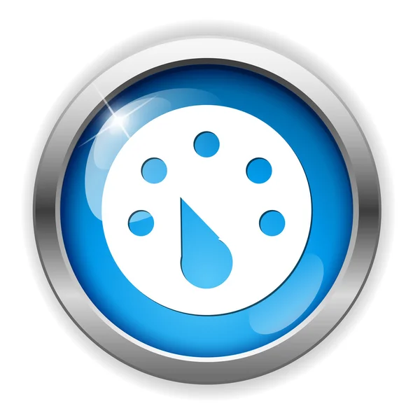 Bouton web Speedometers — Image vectorielle