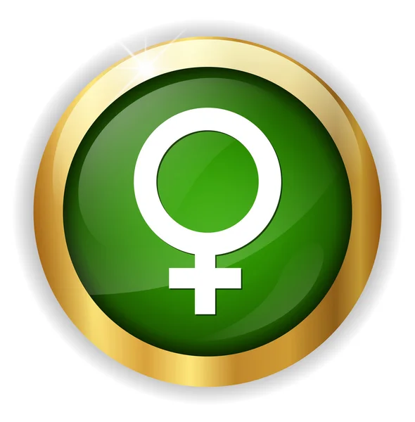 Vrouwelijke teken pictogram — Stockvector