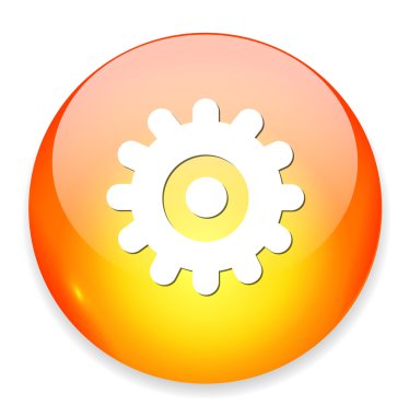 COG simgesi, dişli düğmesi