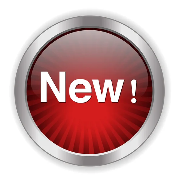 New button icon — Stock Vector