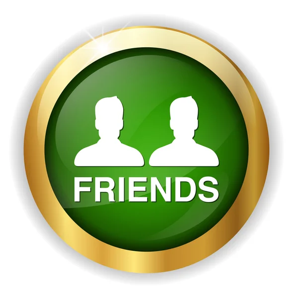Friends web icon — Stock Vector