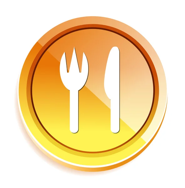 Restaurant web icon — Stock Vector