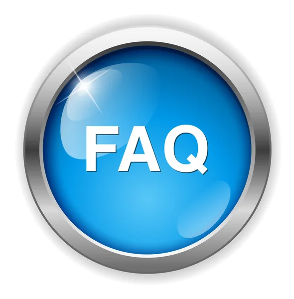 Frequently asked questions icon — Stock Vector