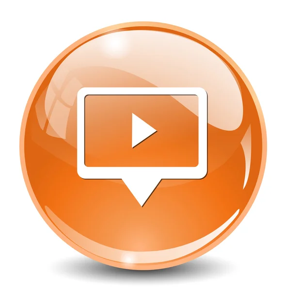 Reproduzir botão de vídeo — Vetor de Stock