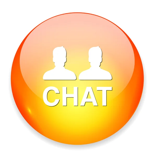 Chat web icon — стоковый вектор