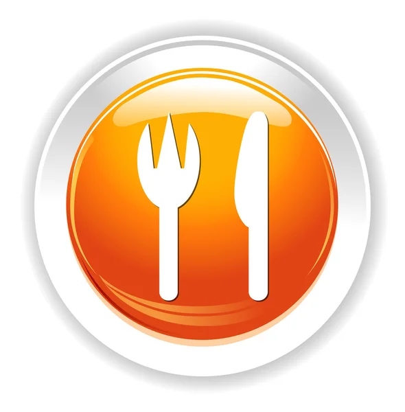 Restaurant web icon — Stock Vector