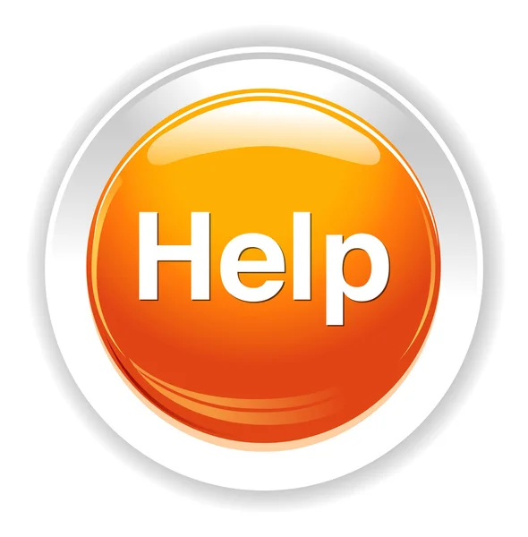 Help button icon — Stock Vector